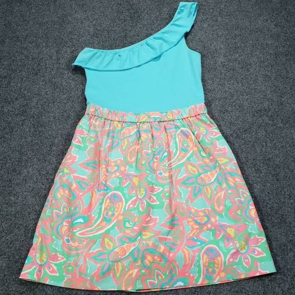 Lilly Pulitzer Dionne Dress | XS | Sand Bar Blue Make A Splash